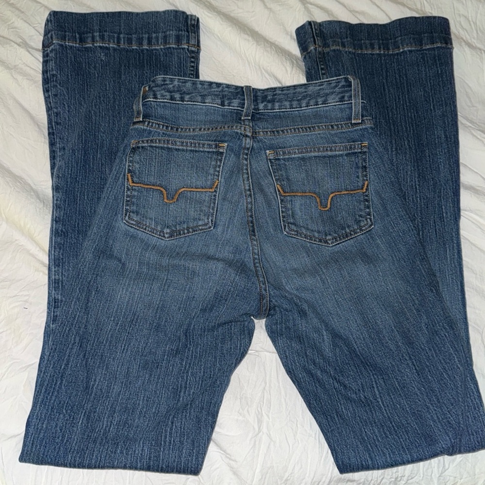 size 0/36 kimes ranch dark wash jennifer jeans